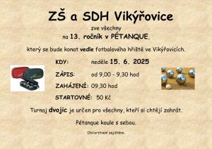 Turnaj v Pétanque